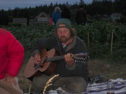 thanks daniel mackey for music + potluck in the fields of dryland project in port townsend, wa with wendy + now lil bu organizing, being a local, global + beyond participant as old ways as in 50 yrs ago these grains where grown here.
this extended wildcrafting is a true sensitivity in this low moisture area. the local farmers in port townsend + thruough out the world when folks live natural lives, no need for organic foolishness, but yes natual as in the dryland project, agro-ecology, permaculture, yes we can have good land use to preserve our wild to sustain our ecosystems for our sustainability. take a visit to any of the local farmers that do natural planting + taste the food, from ocean air farms in for dix, ca to canada's no salmon farming, we have collectively supported the many exchanges appreciated for working out the ongoing resistence from folks unaware of our food crisis locally everywhere. now as of 12.2010 Baracks visit to india has done damage. check out navdanyas web site, where i asked Barack to give explanation as he pushes walmart to india. no thanks buy local, produce local. no waste in long transportation unless building sustainable natural seed/plant that can ecologically produce naturally.