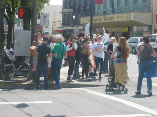 MAM Coos bay, OR rally.